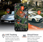 PAJ GPS COMPACT Finder 4G - GPS Tracker for Cars, Motorcycles and Trucks - Up to 40 Days Battery Life - Tracking Device for Theft Protection with Live Tracking, Alarm Notification in case of Emergency