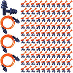Xuhal 200 Pairs Corded Ear Plugs Silicone Earplugs with Cord Individually Wrapped Reusable Earplugs Sleep Noise Cancelling Hearing Protection for Snoring Shooting Studying Construction (Navy Blue)