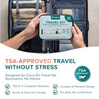 20 Piece Unisex Travel Hygiene Kit with Toiletries & Personal Care Essentials, TSA-Compliant, Individual and Bulk Packs Available