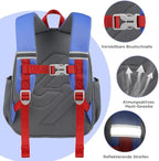 GAGAKU Toddler Backpack for 3 4 5 6+ Boys Splash-Proof Kids Backpack Adjustable Kindergarten & School Backpack | Lightweight 11.2L with Chest Strap and Reflectors - Shark