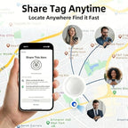 2 Pack GPS Tracker for Vehicles with Magnetic Case Work with Apple Find My(iOS Only) Waterproof Global Real-Time Location Tracking Hidden Car Device Bluetooth Finder No Fee or Subscription Required