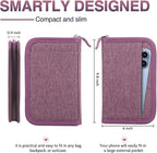 Passport Holder for Travel, Women Rfid Blocking Passport Wallet, Travel Essentials Premium Wallets, Waterproof Passport Holders Bag for Men Traveling, Travel Document Organizer Credit Cards Case