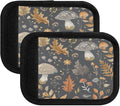 Qilmy Cute Cartoon Mushrooms Luggage Handle Wrap 2Pack Luggage Identifiers Tag Comfort Handle Grips Cover for Stroller Suitcase Bag Airplane Travel Accessories350