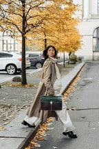 The Tannery Handmade Full Grain Leather Briefcase Laptop Satchel Office Crossbody Bag for Unisex Unique Vintage Design