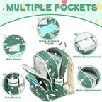CAMTOP Preschool Backpack for Kids Boys Girls Toddler Backpack Kindergarten School Bookbags for Age 3-8 (Green Dinosaur)