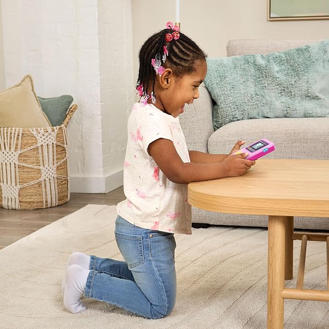 LeapFrog Preschool Game and Go Handheld Video Game Toy, Pink