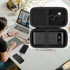 khanka Travel Case for Anker Power Bank, 20,000mAh Portable Charger,Case Only (Black)