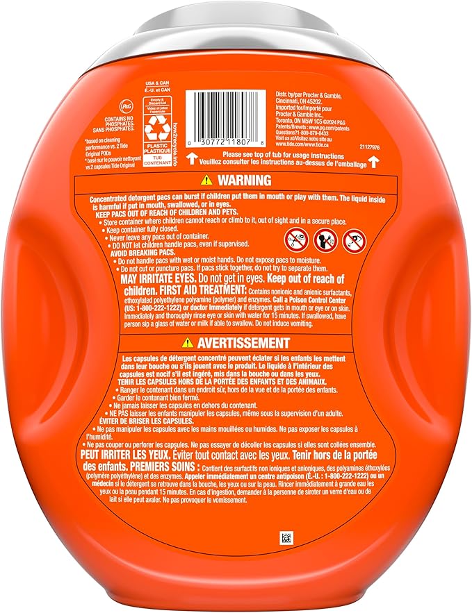 Tide Power PODs + Downy Laundry Detergent Pods, 63 Count, Soft Boosters + April Fresh (Pack of 4)