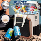 Backpack Cooler Insulated Leak Proof, Lightweight Soft Sided Cooler Backpack for Men Women, Waterproof Beach Cooler Bag Lunch Backpack for Camping Hiking Picnic Fishing Travel Outdoor