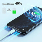 10ft iPhone Charger, [Apple Certified] Long Apple Charging Cord,10 Feet Original Lightning to USB Cable,10 Foot iPhone Charging Cable for iPhone 14 Pro Max/14/13 Pro/12 Mini/11/XS/XR/8/7/6S/5/SE,iPad