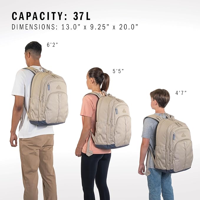 adidas Prime 7 Backpack for Laptop, School and Travel, 37L