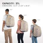 adidas Prime 7 Backpack for Laptop, School and Travel, 37L