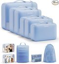 11 Set Packing Cubes for Travel, Gifts for Women Mom,Anti-Tearing Suitcase Organizer,OlarHike Vacation Essentials & Accessories for Cruise Ship