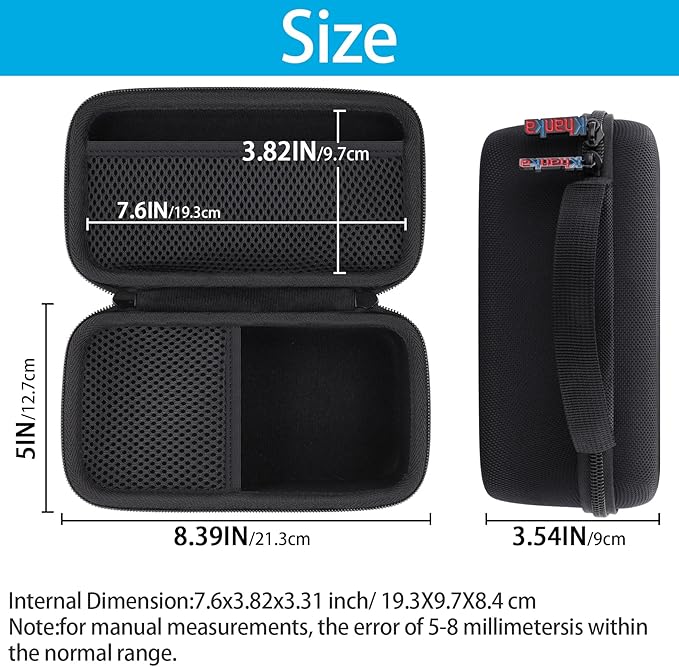 khanka Hard Travel Case Replacement for Anker 100W Charging Base + Anker Prime 27,650mAh 250W / 20,000mAh 200W PowerBank(Case Only).