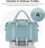 HYC00 Travel Duffel Bag,Carry-on Overnight Weekender Bags for Women,Sports Tote Gym Bag with Wet Pocket