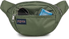 JanSport Fifth Avenue Fanny Pack Crossbody Bags for Women, Men - Stylish, Durable Waist Bag with Adjustable Belt, Main Zippered Pocket, Quick Stash Pocket - Travel Essentials - Black