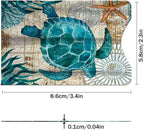 12 PCS RFID Blocking Sleeves, Credit Card Holder for Women Men Protect Cards Identity from Electronic Theft Travel Case Set (Marine Animals)