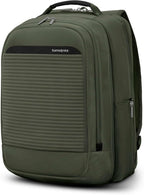 Samsonite Paralux 2-in-1 Travel Backpack, Converts into Main Bag + Go Bag, Lay-Flat Packing, StackIt™ Strap, Laptop Sleeve & Integrated AirTag™ Holder - Business & Adventure Travel Bag - Olive