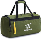 SKYSPER 30L Gym Duffel - Sports Bag Small with Wet Pocket for Sport, Travel, Fitness & Workout Men Women(Armygreen)