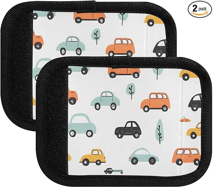 Cars Tree Luggage Handle Wrap for Suitcase Luggage Tags Handle Covers Identifiers Soft Decorations Travel Accessories 2 Pack