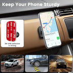 OHLPRO for MagSafe Car Mount Charger iPhone Wireless Car Charger, Stick on Dashboard Magnetic Phone Holder Mount for iPhone 17 Pro Max 16 15 14 Series, 15W Fast Charging, Aluminum Shell