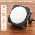 FLY2SKY Rechargeable Camping Lights 5000 mAh Tent Lights Portable LED Camping Lantern Survival Gear Essentials Camping Accessories for Hiking Backpacking Fishing Hurricane Emergency Power Outage（2PCS）