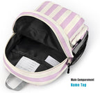 STEAMEDBUN Corduroy Toddler Backpack for Girls Boys 2-4, Kids Preschool Backpack for Kindergarten - Stripe