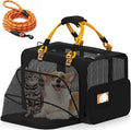 PAWZIDEA Large Pet Carrier Expandable, 24"×16"×16" Soft-Sided Cat Carrier for 2–4 Cats up 55lb, Portable & Collapsible Small Medium Dog Travel Crate for Car, XL Storage Pocket, ID Card, Shoulder Strap