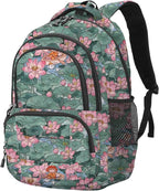 rickyh style School Backpack Travel Bag for Men & Women Lightweight College Back Pack with Laptop Compartmen