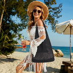 WantGor Crochet Bags, Beach Mesh Tote Bag Womens Shoulder Shopping Handbag Casual Travel Totes Bag Foldable Hobo Bags