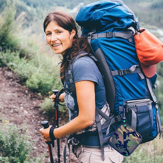 Pee Cloth: Silver Infused Pee rag for Women who Pee Outdoors, Reusable Absorbent Wipes, Eco-Friendly alt. to Toilet Paper, Hygienic Female Urination Solution for Camping, Hiking, Travel.