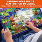 QUOKKA Magnetic Puzzles for Kids Ages 4-6 – 100 PCS Magnetic Puzzle Book for Toddlers 3-5 – 2 Puzzles & 2 Spot The Difference Maps – Search & Find Travel Games – Activity Book Bugs & Polar Animals