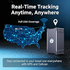 4G GPS Tracker for Vehicles Car Kids, Car Tracker Device Hidden Tracking Devices for Cars Hidden 10S Update Strong Magnetic Long Battery Life (Tracker 1 Year Subscription Incl.)