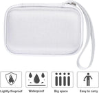 Khanka Hard Travel Case Replacement for Anker 621/622 / 633 Magnetic Battery (MagGo), 5000mAh 10000mAh Magnetic Wireless Portable Charger, Case Only (White)