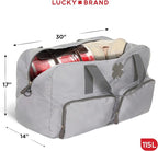 Lucky Travel Duffel Bags 115L, Gym Bag, Travel Bag & Large Duffle Bag for Men, Foldable Overnight Weekender Bags for Women & Men with Adjustable Shoulder Strap,