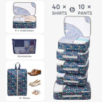 10 Set Packing Cubes for Travel, Gifts for Women Mom,Anti-Tearing Suitcase Organizer,OlarHike Vacation Essentials & Accessories for Cruise Ship