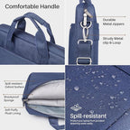 BAFFINA Laptop Shoulder Bag 15.6 16 17.3 Inch for Men Women,Waterproof Computer Carrying Case Messenger Bag Briefcase Work