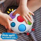 LiKee Fidget Popper Sensory Baby Toys for 10+ Months, Christmas Stocking Stuffers Push and Popping Busy Board, Montessori Toys for 1+ Years Old, Airplane Car Travel Toy for Toddlers 1-3 Stress Relief