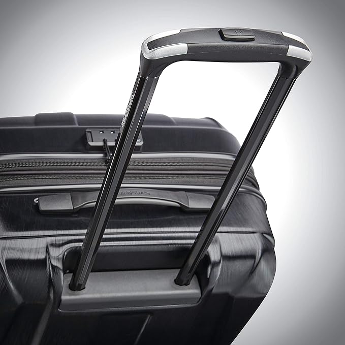 Samsonite Centric 2 Hardside Expandable Luggage with Spinner Wheels, 2-Piece Set (20/24), Black
