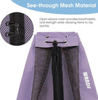 WANDF Swim Bag Mesh Drawstring Backpack Beach Backpack for Swimming, Gym, and Workout Gear