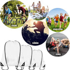 Grneric 60 Pieces Drawstring Backpack Bulk Cinch Sackpack Ployster Drawstring Bags for Gym Party Trip(White)