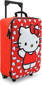Fast Forward Hello Kitty 16" Soft Luggage - Cute & Durable Carry-On Suitcase for Travel 16X12X5