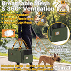 PAWZIDEA Expandable Pet Carrier Airline Approved, 18"×11"×11" Small Dog Carriers, Collapsible Top-Load Cat Carrier for 2 Cats Under Seat, Soft-Sided Puppy & Animal Travel Bag, ID Card, Up to 15lbs
