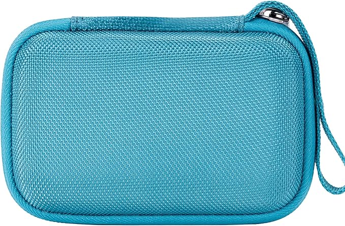 Khanka Hard Travel Case Replacement for Anker 621/622 / 633 Magnetic Battery (MagGo), 5000mAh 10000mAh Magnetic Wireless Portable Charger, Case Only (Blue)