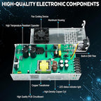 VAYALT 24V 25A 600W DC Switching Power Supply, Universal Regulated Switching AC 110V/220V to DC 24V Transformer, 24V Power Supply for Industrial, CCTV,Computer Project, LED Strip Light (No power Cord)