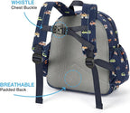 STEAMEDBUN Corduroy Kids Backpack for Boys and Girls 5-8: Boys Backpack for Elementary Kindergarten - 15 inch Cute Backpacks for Kids - Car