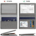 Passport Holder For Women And Men,Passport Cover For Women And Men-Pink&Gray