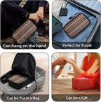 Tribal Electronic Organizer Travel Case Portable Tech Pouch Electronics Case Storage Bag for Cable Cord Charger Phone Earphone