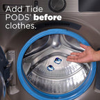 Tide PODS laundry detergent pacs, 3-in-1 Stain Remover, Odor Fighter, Color Protector, 76 Count, HE compatible, Clean Breeze Scent