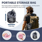 Travel Pillow with Extra Large Hood for Airplane Long Flights Privacy and Comfort Memory Foam with Velvet Cover for Road Trip Head&Neck Support for Plane Office Cars Sleeping & Rest (Pink)